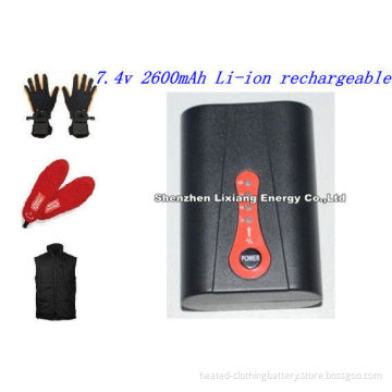 2600mah Li-ion Heated Jacket Battery Lx-drf01h With Led Display